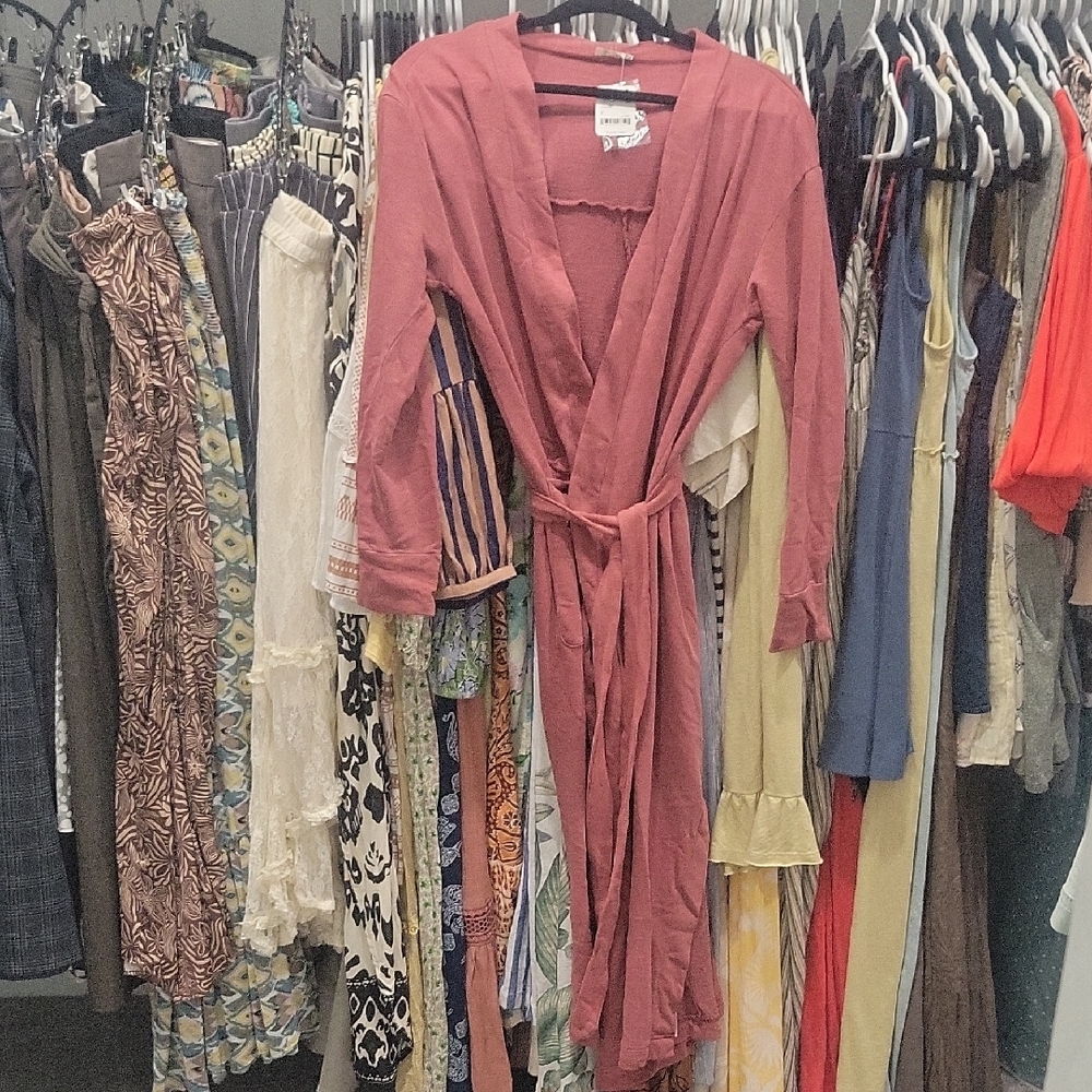 Free People Pink Robe